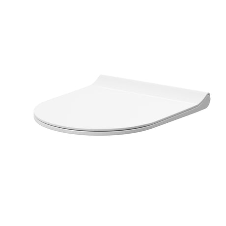 Nuie Round Sandwich Soft Close Toilet Seat with Top Fix White NCG398