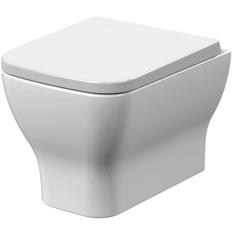 Nuie Ava Rimless Wall Hung Toilet & Soft Close Seat NCG441