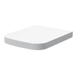 Nuie Square Wrapover Soft Close Toilet Seat PP with Top Fix White NCG496