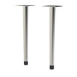 Decorative Legs for Wall Hung Vanity Units 272mm Chrome NFL326
