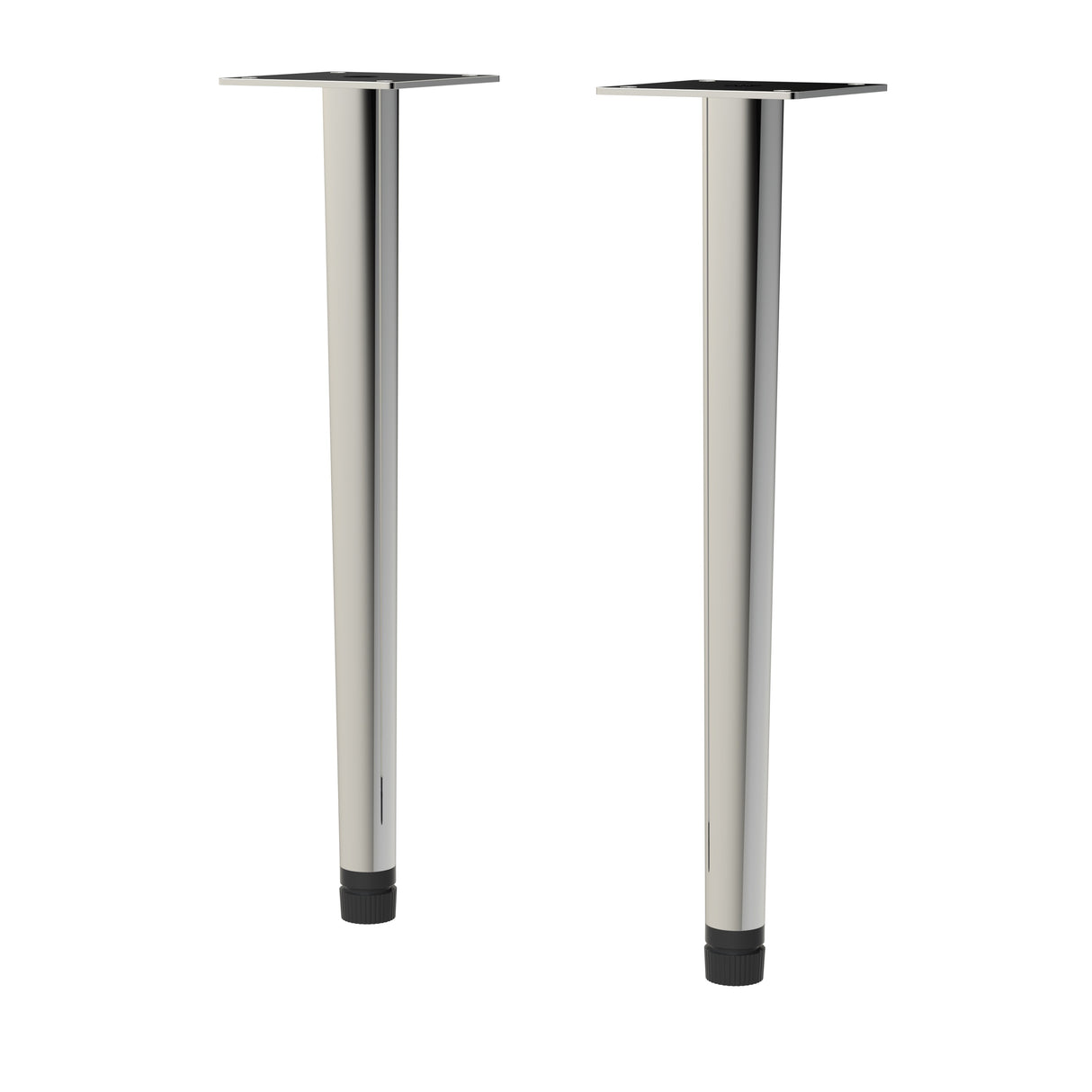 Decorative Legs for Wall Hung Vanity Units 272mm Chrome NFL326