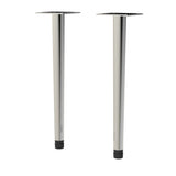 Decorative Legs for Wall Hung Vanity Units 272mm Chrome NFL326