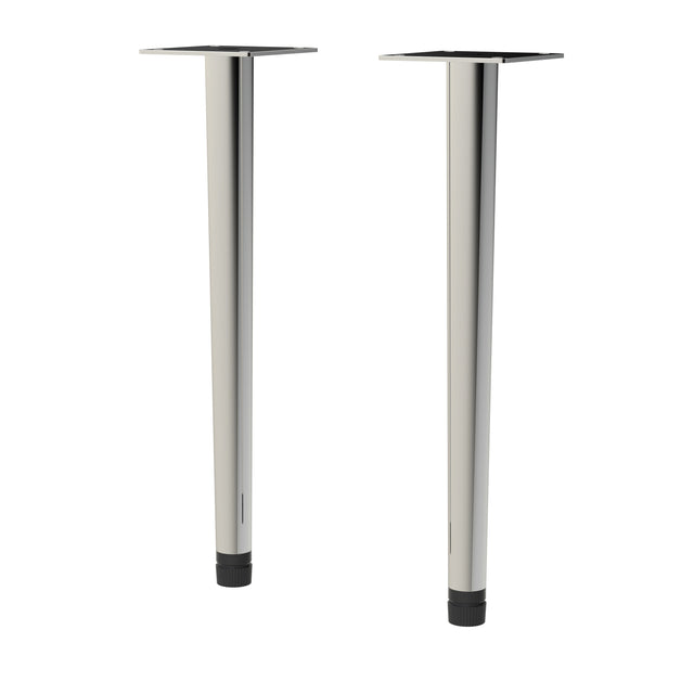 Decorative Legs for Wall Hung Vanity Units 272mm Chrome NFL326