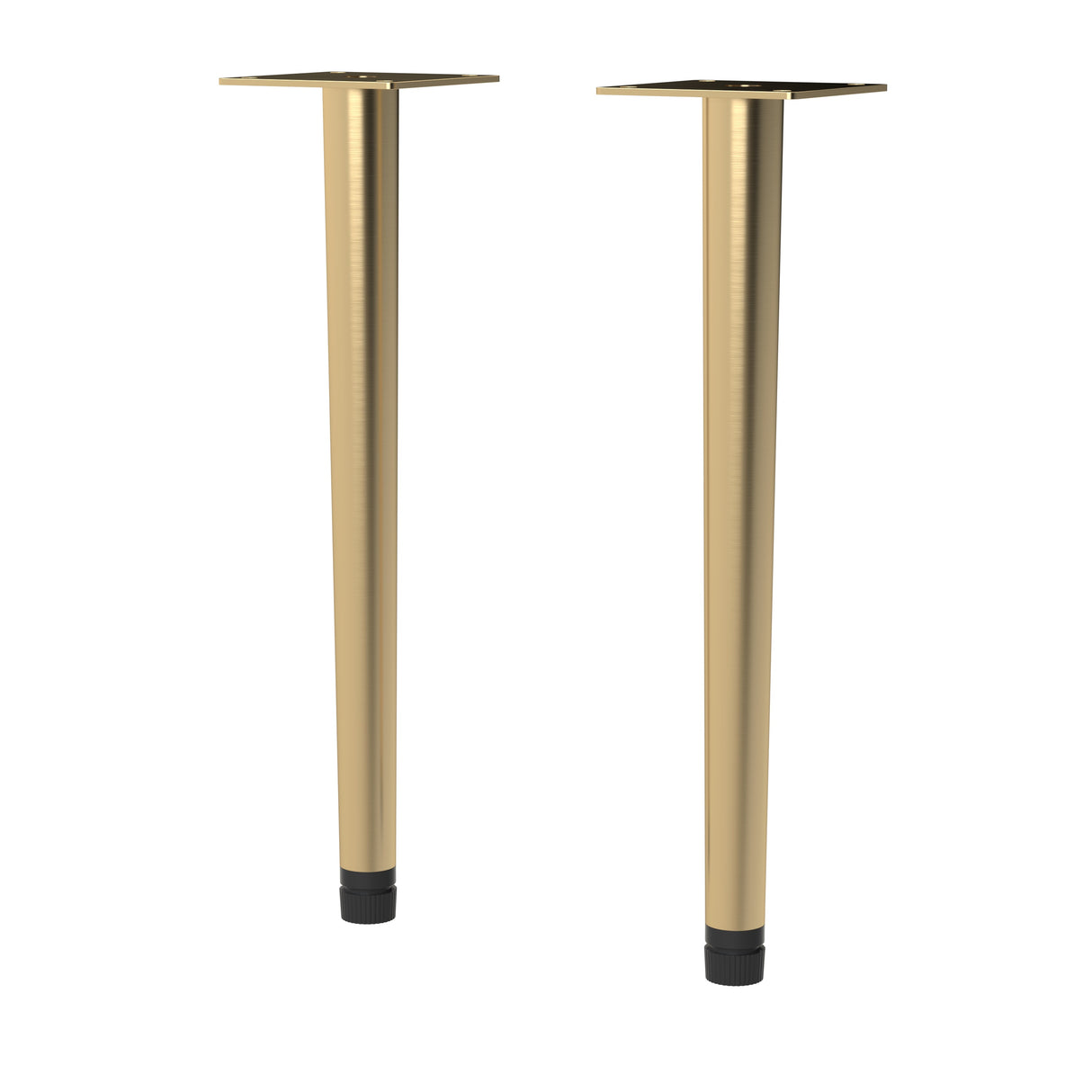 Decorative Legs for Wall Hung Vanity Units 272mm Brushed Brass NFL826