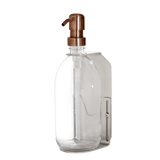 Nickel Single Wall Mounted Soap Dispenser