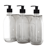 Nickel Triple Wall Mounted Soap Dispenser