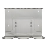 Nickel Triple Wall Mounted Soap Dispenser