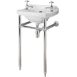 Old London Richmond Washstand, Without Basin, Chrome Chrome NLA001