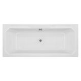 Nuie Ascott Traditional Double Ended Acrylic Bath 1800x800mm White NLB114