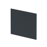 Nuie L-Shaped Shower Bath End Panel MDF/MFC Soft Black NMP1431