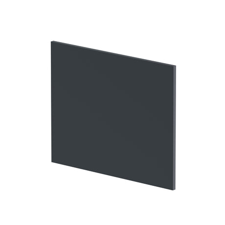 Nuie L-Shaped Shower Bath End Panel MDF/MFC Soft Black NMP1431