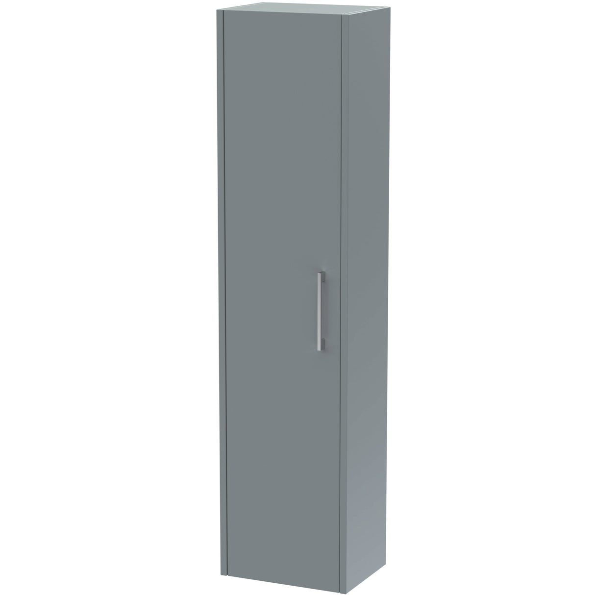 Hudson Reed Juno 1 Door Wall Mounted Tallboy Storage Unit W350 x D255mm Coastal Grey NPF2361