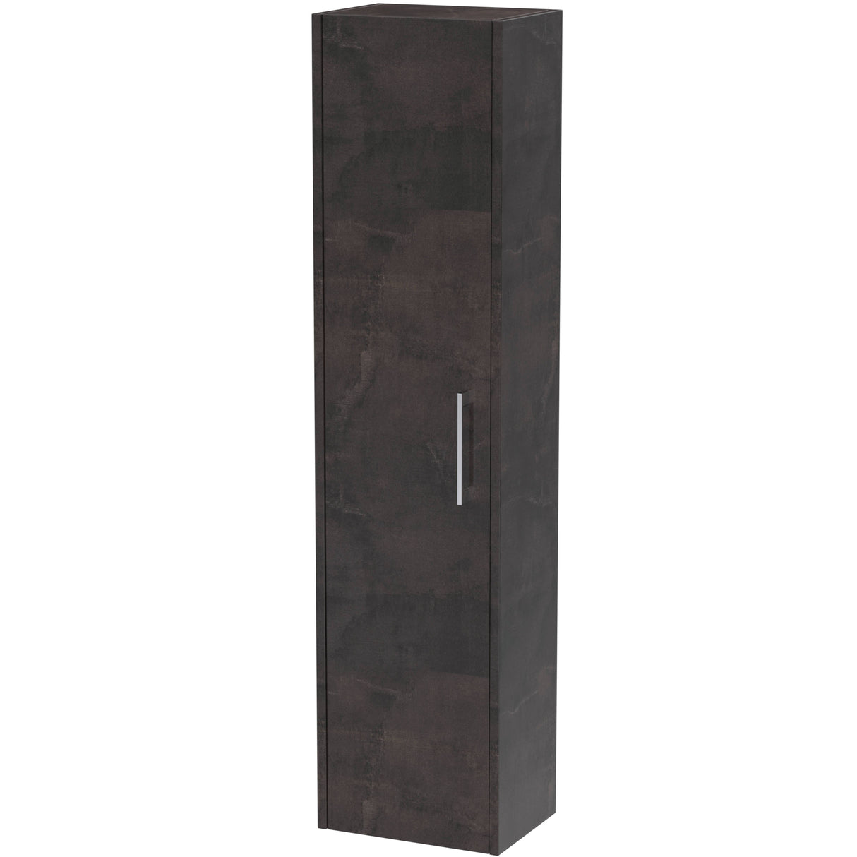 Hudson Reed Juno 1 Door Wall Mounted Tallboy Storage Unit W350 x D255mm Metallic Slate NPF2661