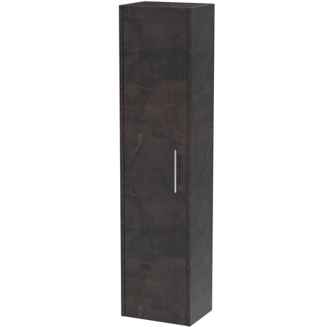 Hudson Reed Juno 1 Door Wall Mounted Tallboy Storage Unit W350 x D255mm Metallic Slate NPF2661