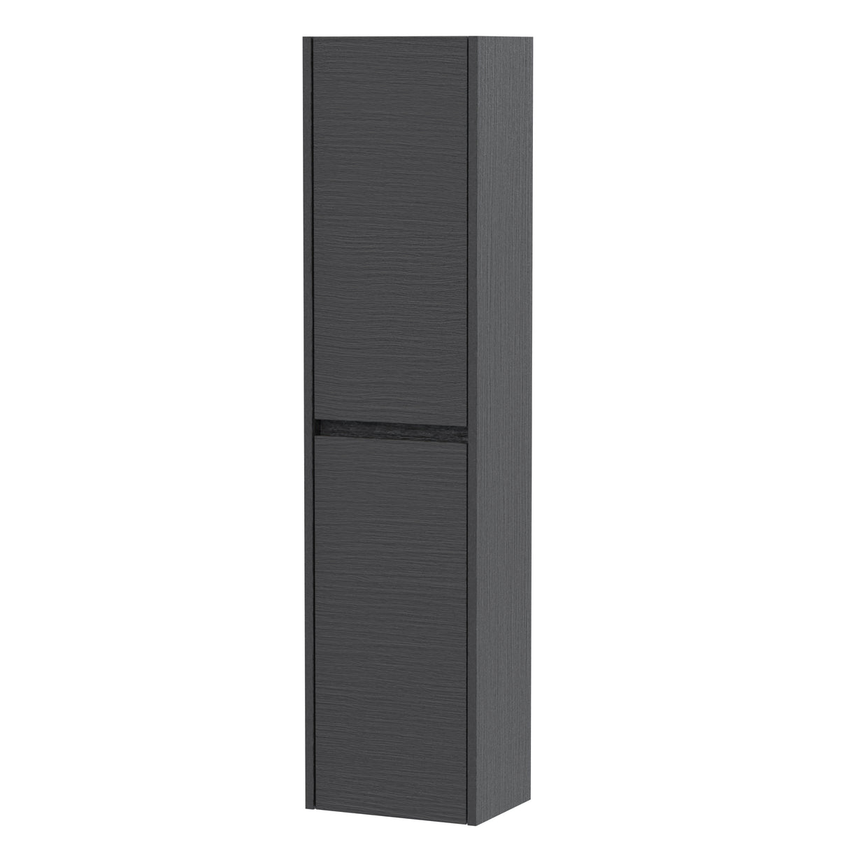 Nuie Havana 2 Door Wall Hung Tall Storage Unit W350mm Graphite Grey NPH2262
