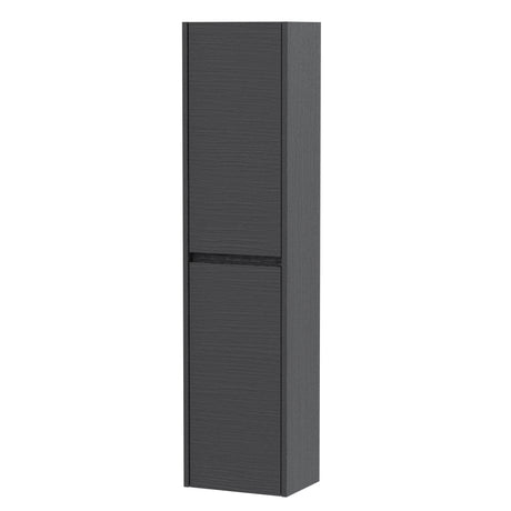 Nuie Havana 2 Door Wall Hung Tall Storage Unit W350mm Graphite Grey NPH2262