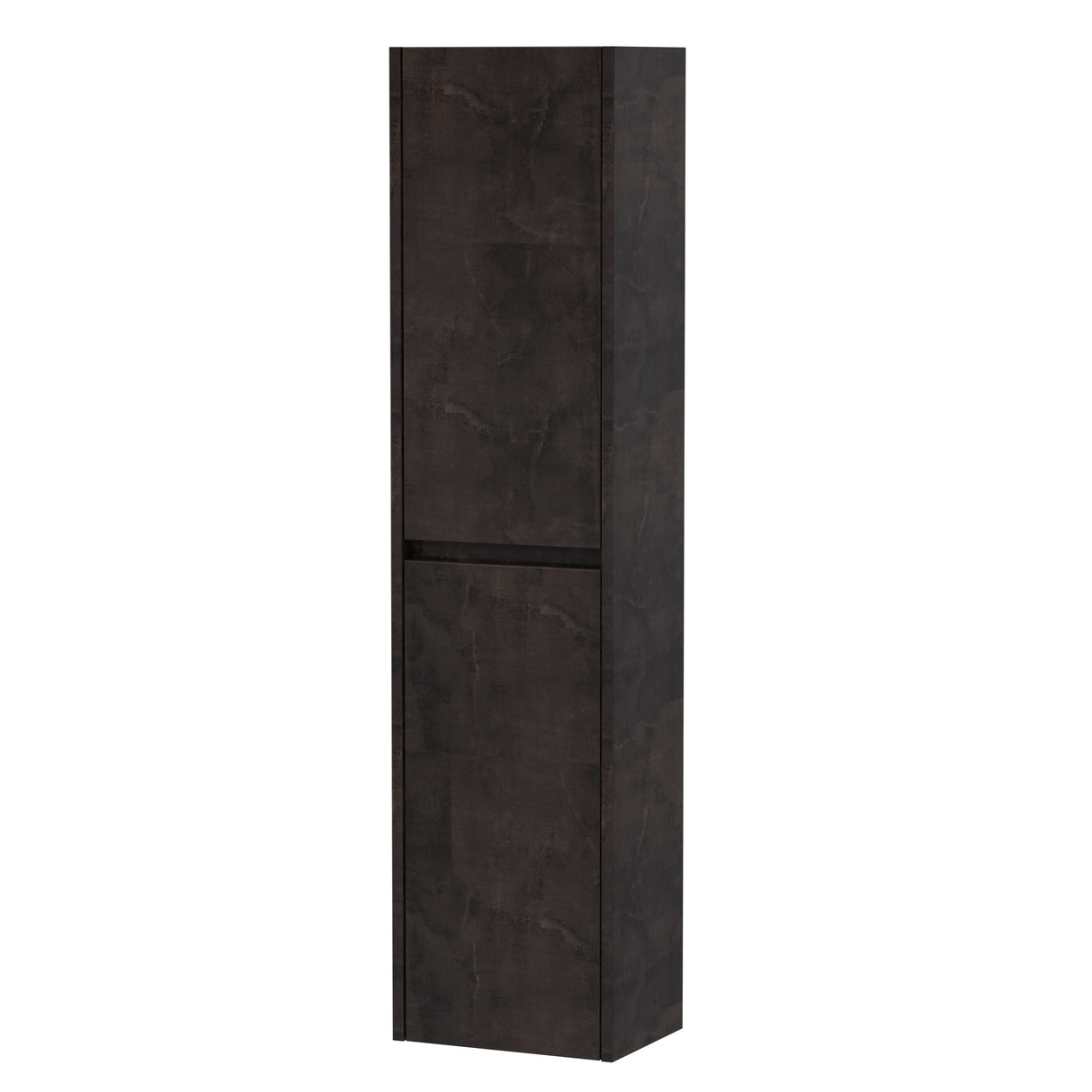 Nuie Havana 2 Door Wall Hung Tall Storage Unit W350mm Metallic Slate NPH2662