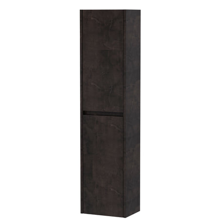 Nuie Havana 2 Door Wall Hung Tall Storage Unit W350mm Metallic Slate NPH2662