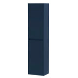 Nuie Havana 2 Door Wall Hung Tall Storage Unit W350mm Midnight Blue NPH2962