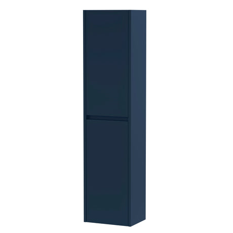 Nuie Havana 2 Door Wall Hung Tall Storage Unit W350mm Midnight Blue NPH2962