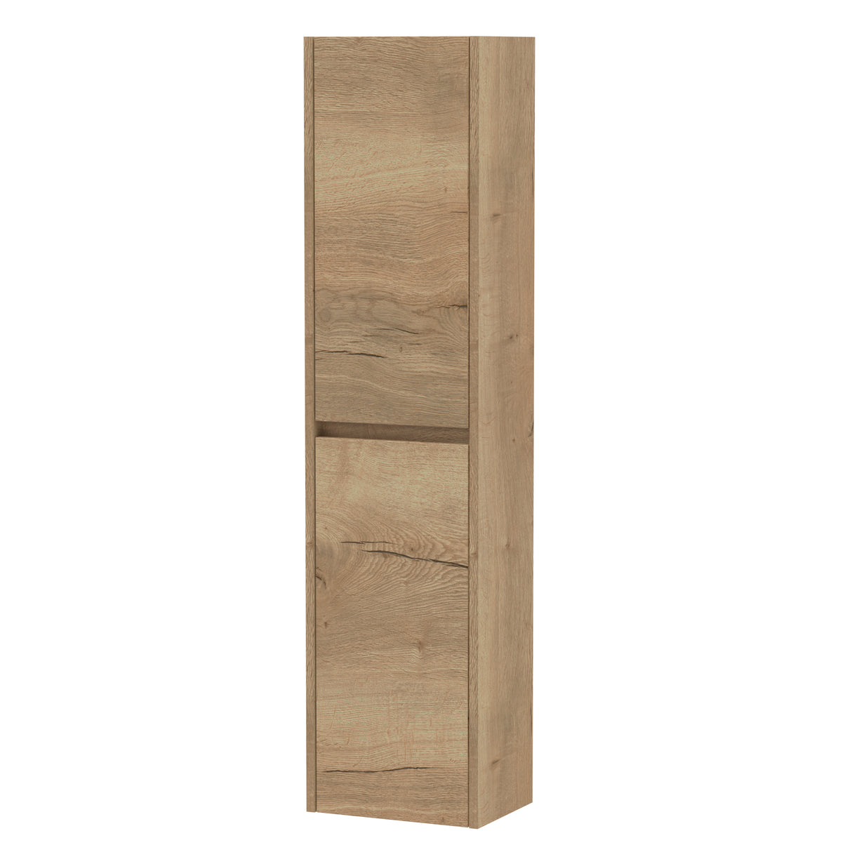 Nuie Havana 2 Door Wall Hung Tall Storage Unit W350mm Autumn Oak NPH862