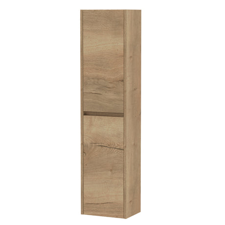 Nuie Havana 2 Door Wall Hung Tall Storage Unit W350mm Autumn Oak NPH862