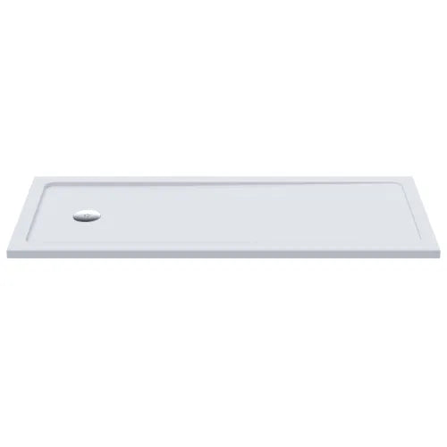 Nuie Pearlstone Slip Resistant Large Rectangular Shower Tray White NSR060