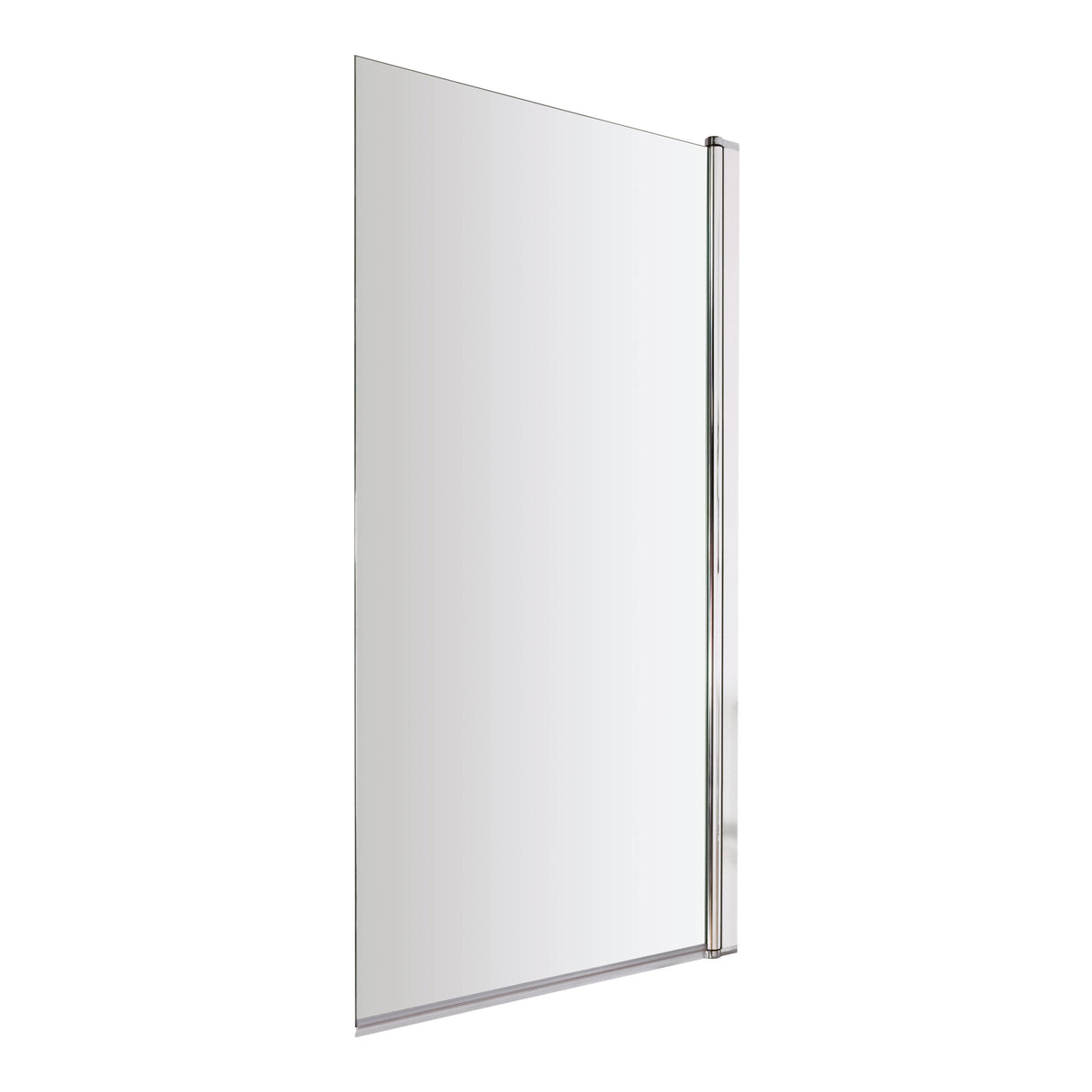 Nuie Square Hinged Bath Screen 6mm Glass (H1430 x W775-790mm) NSSQ