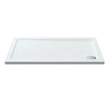 Nuie Pearlstone Rectangular Shower Tray Gloss White NTP011
