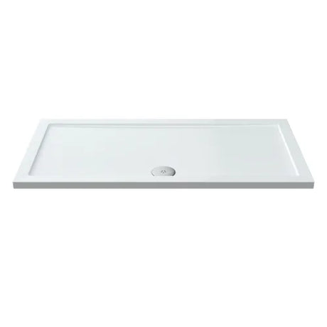 Nuie Pearlstone Large Rectangular Shower Tray Gloss White NTP031