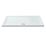 Nuie Pearlstone Large Rectangular Shower Tray Gloss White NTP033