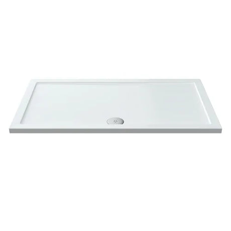 Nuie Pearlstone Large Rectangular Shower Tray Gloss White NTP033
