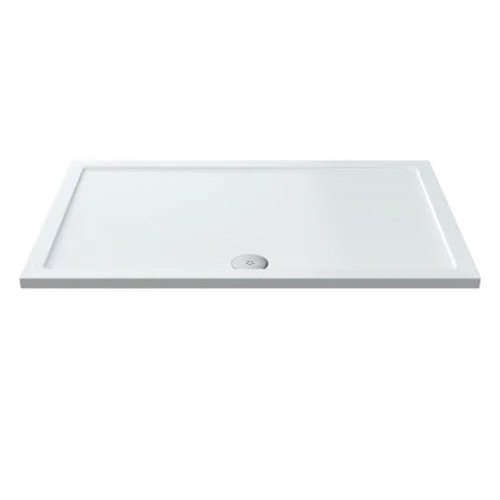 Nuie Pearlstone Large Rectangular Shower Tray Gloss White NTP034