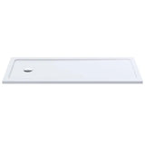 Nuie Pearlstone Large Rectangular Shower Tray Gloss White NTP060