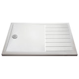 Nuie Pearlstone Rectangular Walk-In Shower Tray Gloss White NTP1770