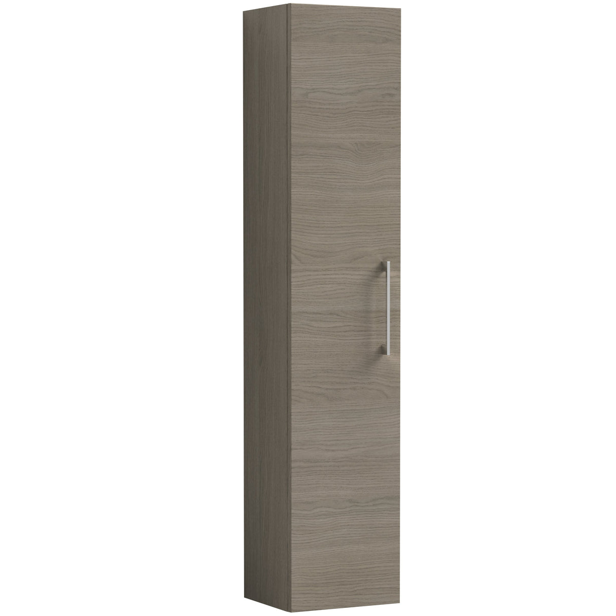 Nuie Arno 1 Door Wall Hung Tall Storage Unit W300mm Solace Oak NVF2561