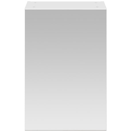 Nuie Fusion 1 Door Wall Hung Mirrored Cabinet W450mm Gloss White OFF116