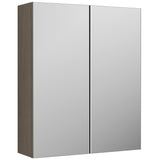 Nuie Arno 2 Door Wall Hung Mirrored Cabinet W600mm Solace Oak OFF2517