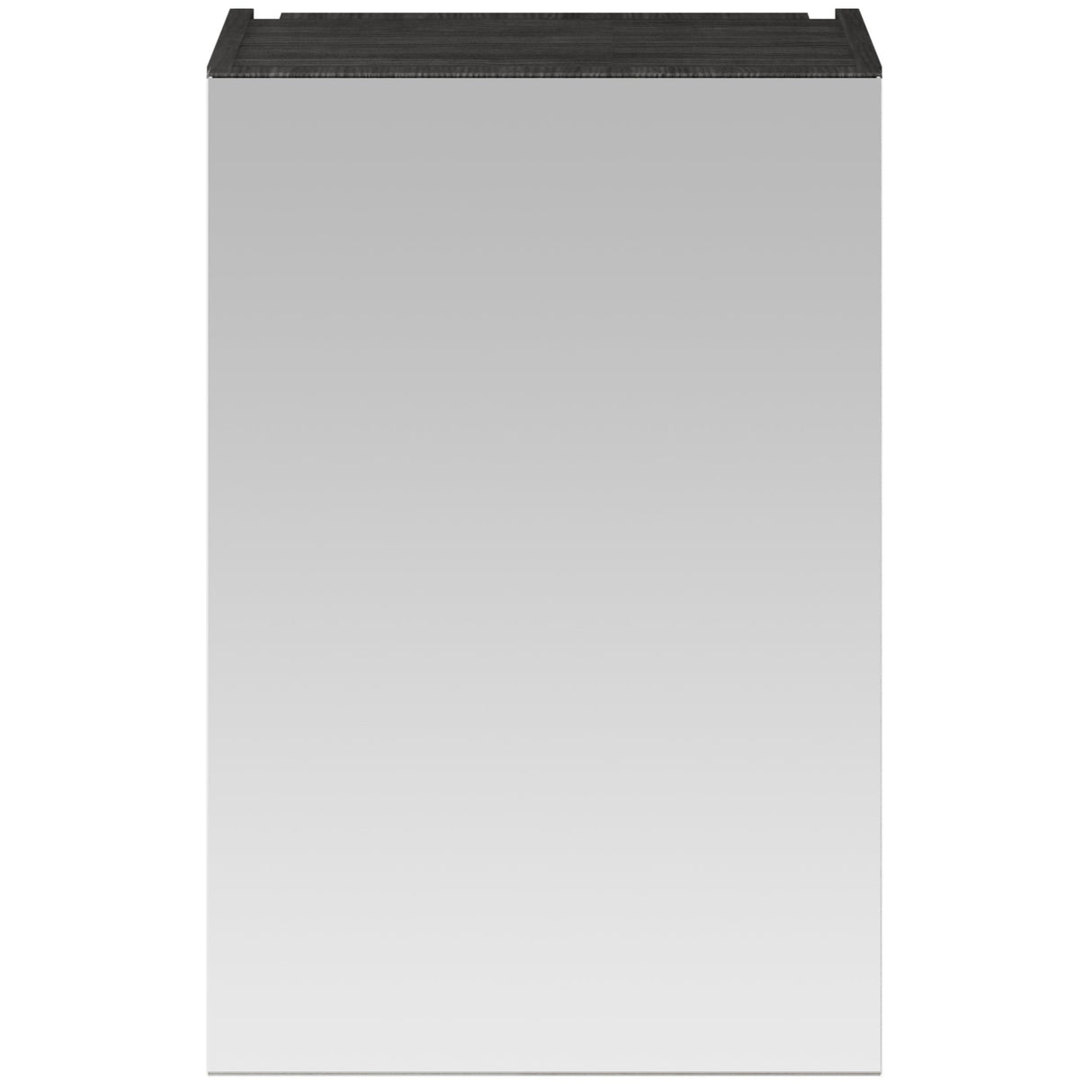 Nuie Fusion 1 Door Wall Hung Mirrored Cabinet W450mm Charcoal Black OFF616