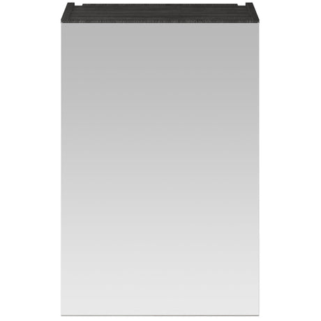 Nuie Fusion 1 Door Wall Hung Mirrored Cabinet W450mm Charcoal Black OFF616