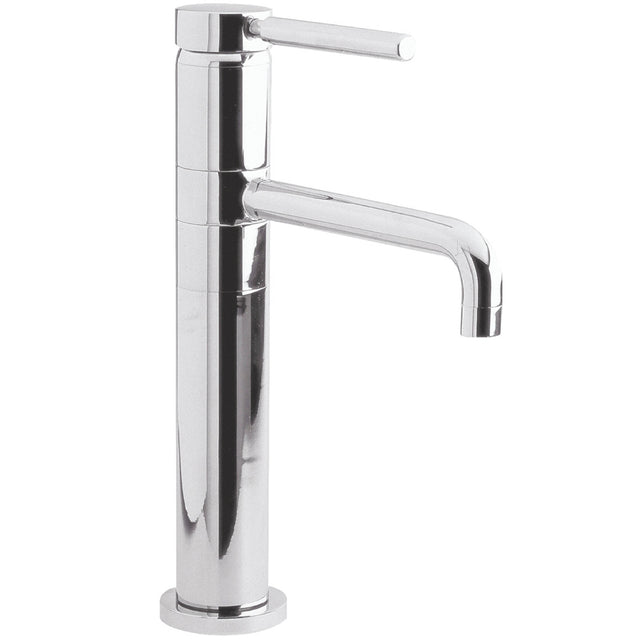 Hudson Reed Tec Lever Tall Mono Basin Mixer Tap Chrome PK370