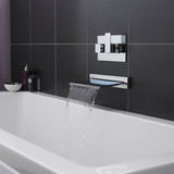 Nuie Wall Mounted Shower & Bath Waterfall Filler Chrome PN300 LS