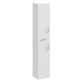 Nuie Mayford 2 Door Floor Mounted Tallboy Storage Unit W350 x D330mm Gloss White PRC164