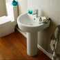 Nuie Provost Basin & Full Pedestal - 1 Tap Hole CPV002 LS1