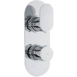 Hudson Reed Reign Round 2 Outlet Thermostatic Concealed Shower Valve With Diverter Chrome REI3407