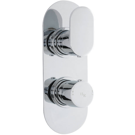 Hudson Reed Reign Round 2 Outlet Thermostatic Concealed Shower Valve With Diverter Chrome REI3407