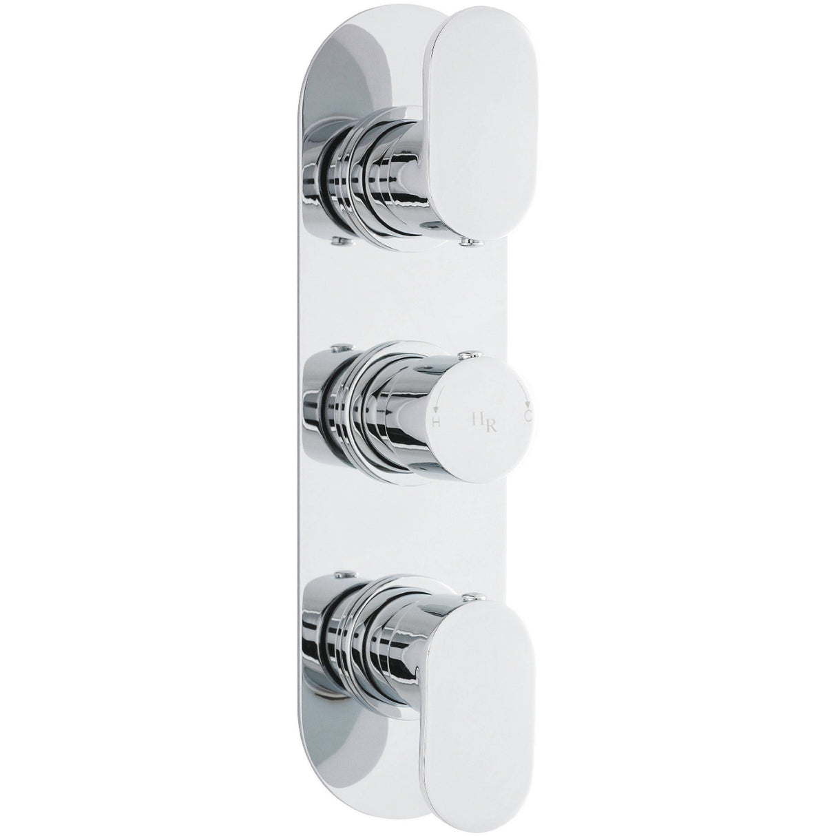 Hudson Reed Reign Round 3 Outlet Thermostatic Concealed Shower Valve With Diverter Chrome REI3417
