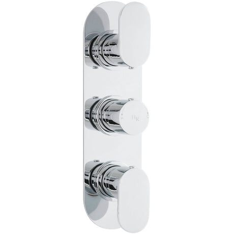 Hudson Reed Reign Round 3 Outlet Thermostatic Concealed Shower Valve With Diverter Chrome REI3417