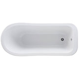 Old London Brockley Single Ended Freestanding Slipper Bath - Deacon Leg Set RL1490M1 CO2