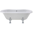 Old London Kingsbury Double Ended Freestanding Bath - Pride Leg Set RL1501C2 CO1